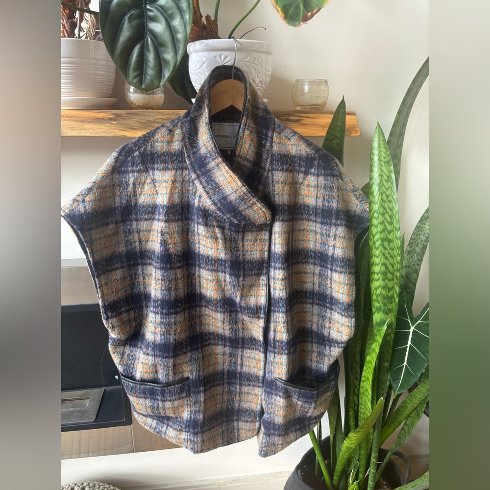 NWT Anthropologie Andersen & Lauth Shawl Vest O/S